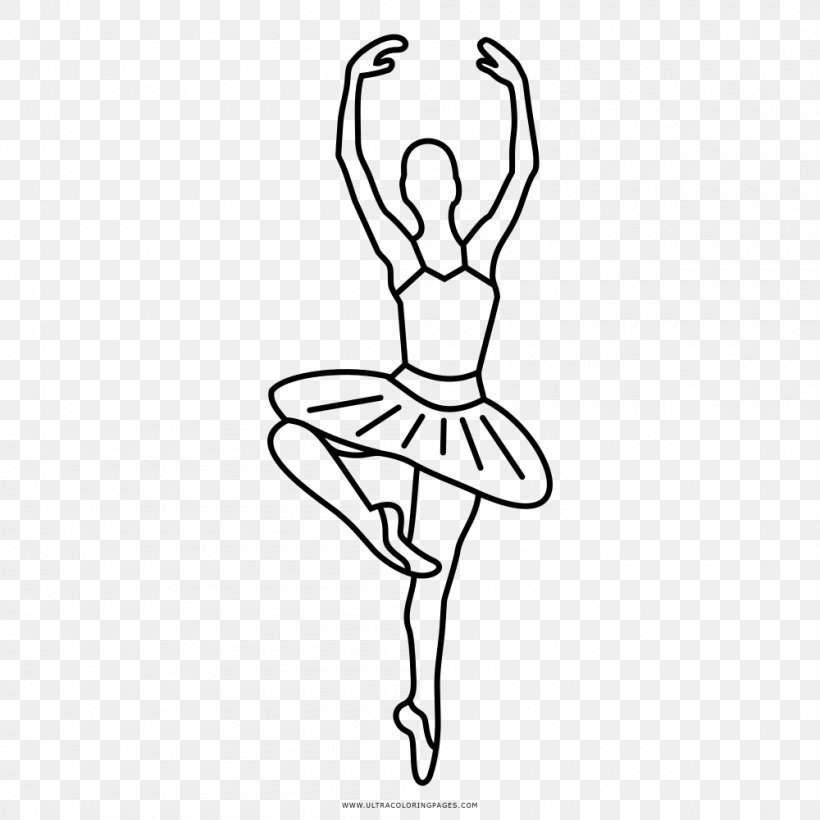 Drawing Ballet Dancer Line Art, PNG, 1000x1000px, Watercolor, Cartoon, Flower, Frame, Heart Download Free