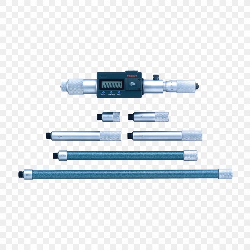 Micrometer Tool Mitutoyo Measurement Bore Gauge, PNG, 1250x1250px, Micrometer, Accuracy And Precision, Anvil, Bore Gauge, Cylinder Download Free