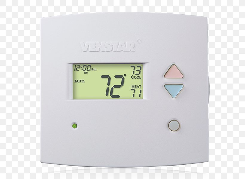 MP Global QuietWarmth 7-Day Programmable Thermostat HVAC Venstar T1800, PNG, 800x600px, Thermostat, Computer Hardware, Electronics, Hardware, Honeywell Download Free