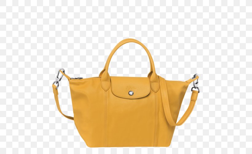 Tote Bag Leather Handbag Longchamp Pliage, PNG, 500x500px, Tote Bag, Bag, Beige, Brand, Caramel Color Download Free
