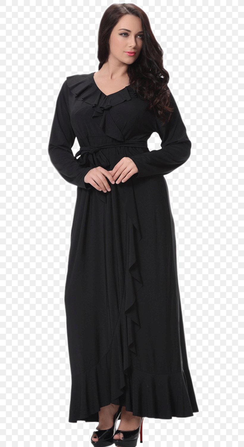 Dress Gown Clothing Sizes Sleeve, PNG, 535x1500px, Dress, Abaya, Black, Clothing, Clothing Sizes Download Free