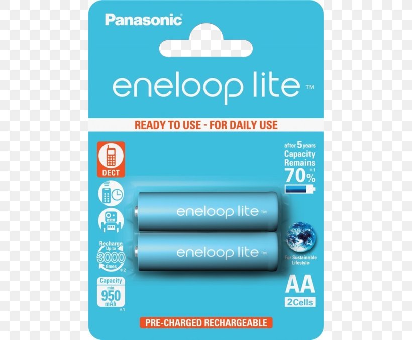 Eneloop AAA Battery Rechargeable Battery Nickel–metal Hydride Battery, PNG, 800x677px, Eneloop, Aa Battery, Aaa Battery, Alkaline Battery, Ampere Hour Download Free