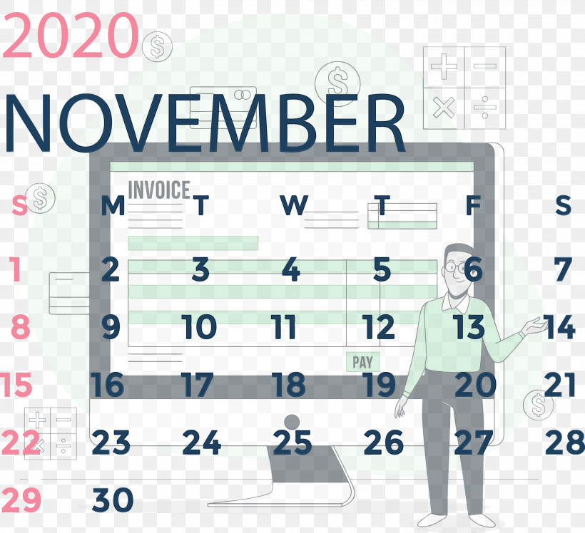 Paper Line Font Research Point, PNG, 3000x2738px, November 2020 Calendar, Area, Line, Meter, November 2020 Printable Calendar Download Free