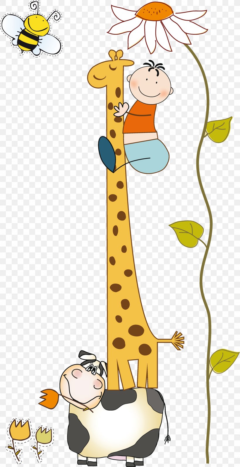 Baby Giraffes Cartoon Clip Art, PNG, 1546x3000px, Giraffe, Animal, Animal Figure, Area, Art Download Free