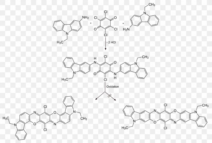 Dioxazinfarbmittel Pigment Violet 23 Chemical Synthesis Structural Formula, PNG, 1807x1223px, Pigment, Area, Auto Part, Black, Black And White Download Free