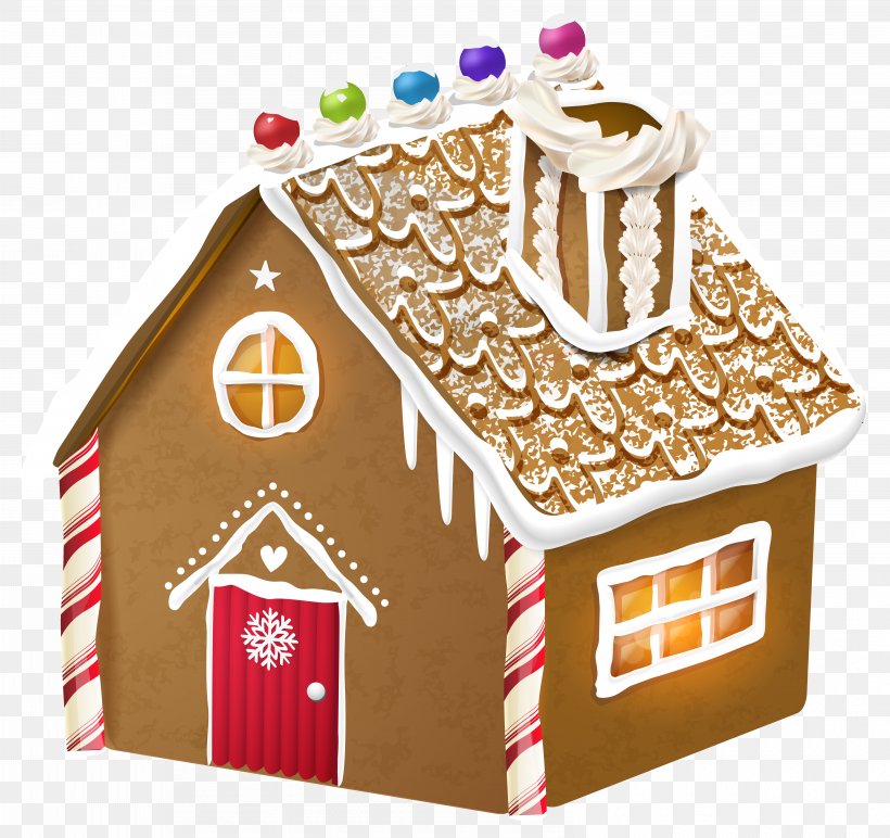 Gingerbread House Ginger Snap Clip Art, PNG, 6354x5984px, Gingerbread House, Biscuits, Christmas, Christmas Cookie, Christmas Decoration Download Free