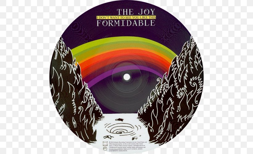 I Don't Want To See You Like This The Joy Formidable I Don’t Want To See You Like This Whirring Cradle, PNG, 500x500px, Cradle, Compact Disc, Dvd, Label, Pandora Download Free