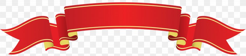 Ribbon Banner Clip Art, PNG, 6584x1512px, Ribbon, Banner, Digital Image, Material, Red Download Free
