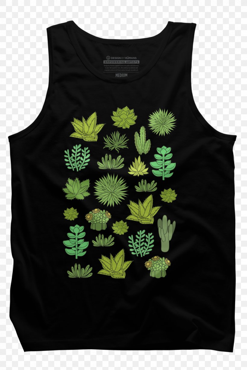 T-shirt Gilets Sleeveless Shirt Neckline, PNG, 1200x1800px, Tshirt, Black, Gilets, Green, Leaf Download Free