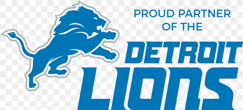 2017 Detroit Lions Season NFL Ford Field American Football, PNG, 1933x873px, Detroit Lions, American Football, Area, Blue, Brand Download Free