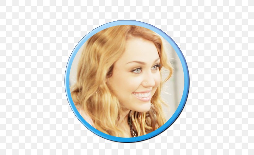 Miley Cyrus Blond Hair Coloring Eyebrow, PNG, 500x500px, Watercolor, Cartoon, Flower, Frame, Heart Download Free