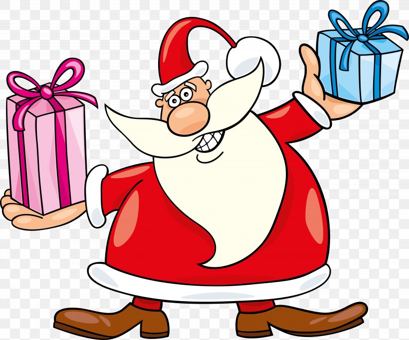 Santa Claus Christmas Gift Clip Art, PNG, 4158x3467px, Santa Claus, Area, Artwork, Christmas, Christmas Gift Download Free