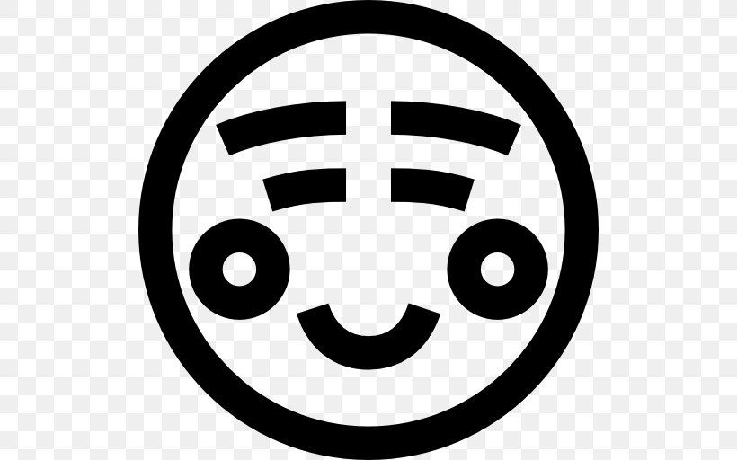 Smiley Emoticon Emoji Clip Art, PNG, 512x512px, Smiley, Area, Black And White, Embarrassment, Emoji Download Free