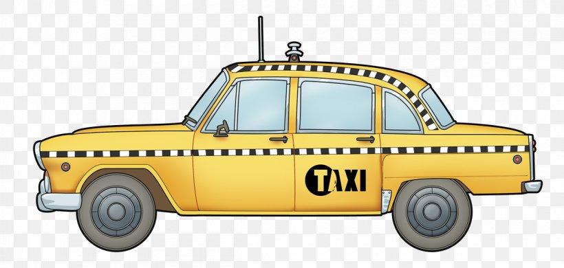 Checker Taxi Yellow Cab Clip Art, PNG, 1200x572px, Taxi, Automotive Design, Brand, Car, Checker Taxi Download Free