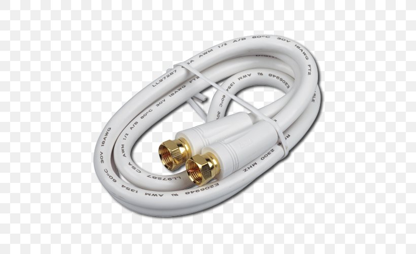 Coaxial Cable RG-6 RCA Connector F Connector, PNG, 500x500px, Coaxial Cable, Cable, Cable Television, Coaxial, Electrical Cable Download Free