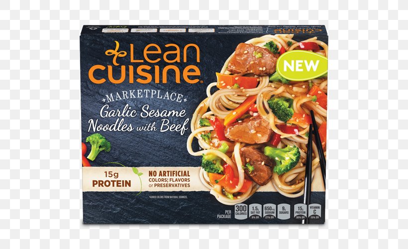 Sesame Chicken Beef Noodle Lean Cuisine, PNG, 500x500px, Sesame Chicken, Beef, Chicken As Food, Convenience Food, Cooking Download Free
