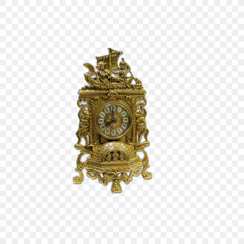 Table Alarm Clock Antique Digital Clock, PNG, 1000x1000px, Table, Alarm Clock, Antique, Bedroom, Brass Download Free