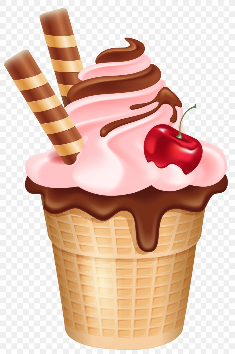Chocolate Ice Cream Sundae Clip Art, PNG, 2746x4144px, Ice Cream, Baking Cup, Cherry Ice Cream, Chocolate Ice Cream, Cream Download Free