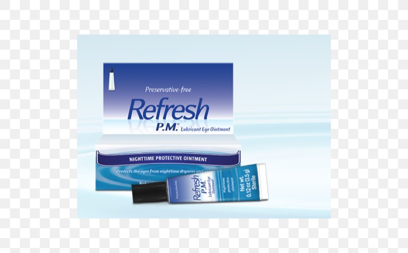 Dry Eye Syndrome Eye Drops & Lubricants Gel Refresh P.M., PNG, 510x510px, Dry Eye Syndrome, Brand, Cleanser, Dry Eye, Eye Download Free