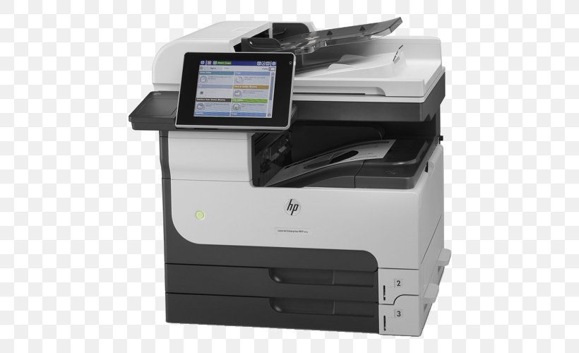 Hewlett-Packard HP LaserJet Enterprise M725 Multi-function Printer, PNG, 500x500px, Hewlettpackard, Electronic Device, Hp Laserjet, Image Scanner, Ink Cartridge Download Free