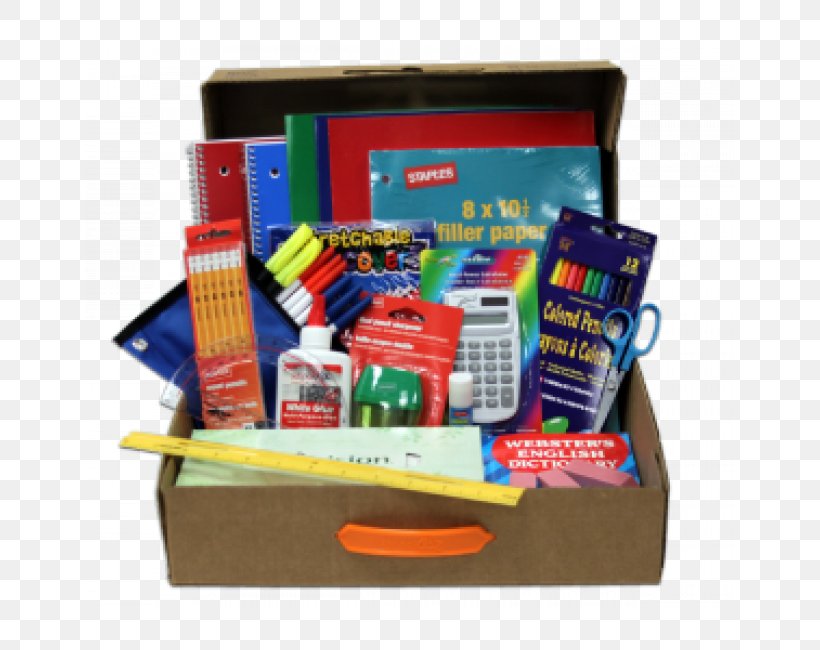 School Supplies Middle School Classroom Student, PNG, 650x650px, School Supplies, Box, Carton, Class, Classroom Download Free