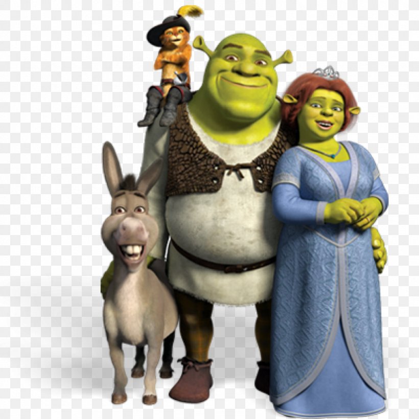 Shrek The Musical Princess Fiona Donkey Puss In Boots, PNG, 1024x1024px, Shrek, Character, Donkey, Figurine, Film Download Free