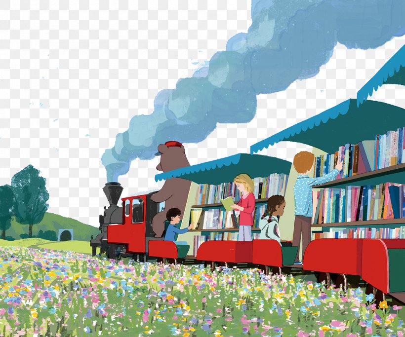 Train Book Illustration Library Illustration, PNG, 1000x833px, Train, Art, Book, Book Cover, Book Illustration Download Free