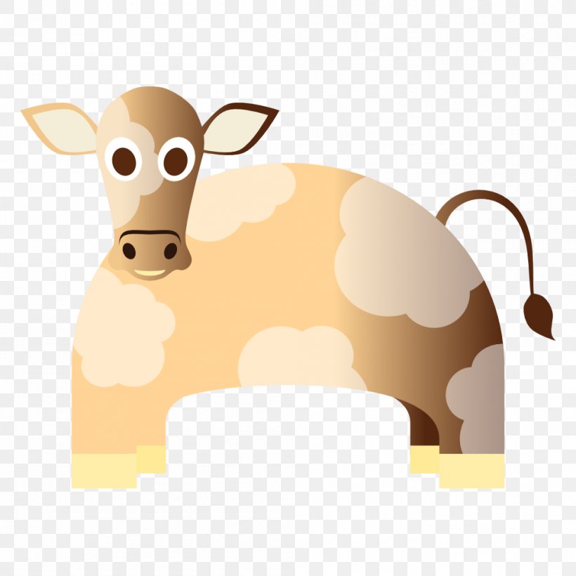 Cattle Inkscape Clip Art, PNG, 999x999px, Cattle, Cartoon, Cattle Like Mammal, Cow Goat Family, Dairy Cow Download Free