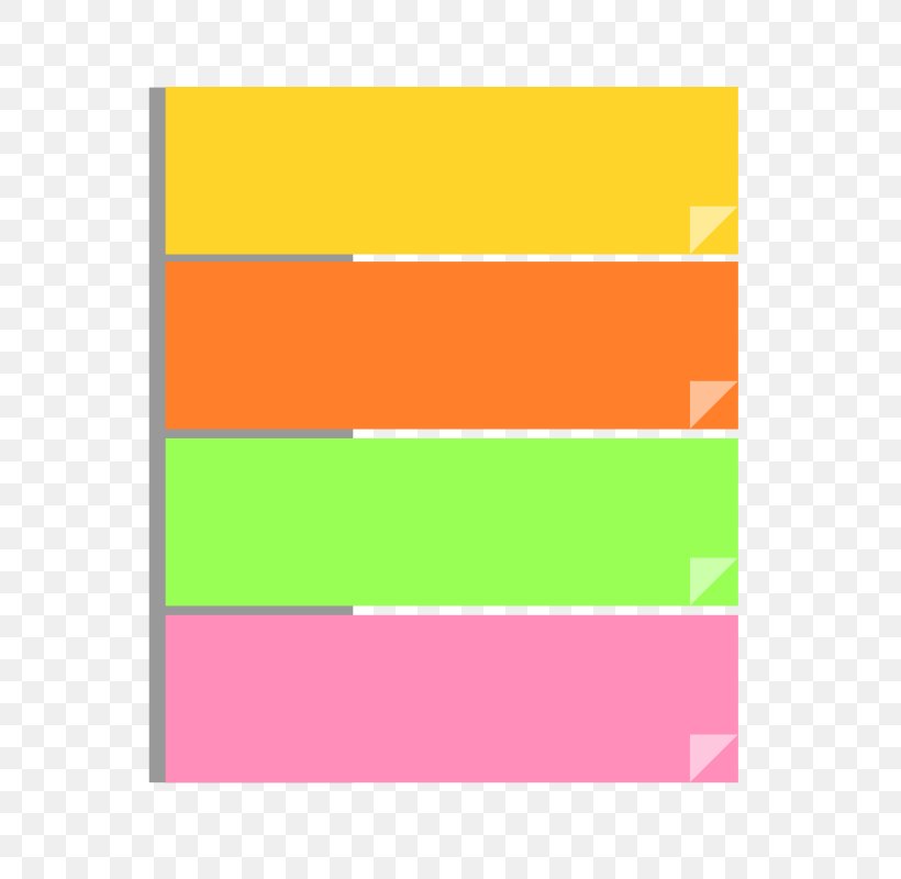 Post-it Note Paper Stationery Clip Art, PNG, 800x800px, Postit Note, Area, Color, Green, Magenta Download Free