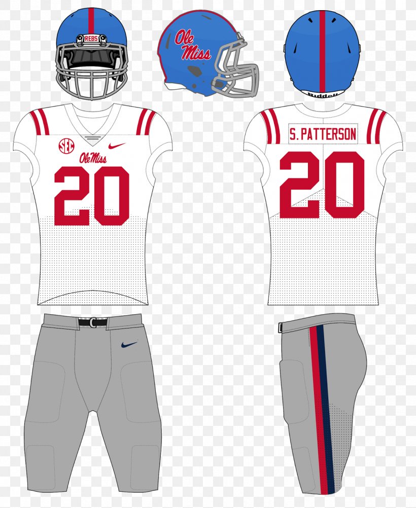 University Of Mississippi Ole Miss Rebels Football Jersey Southeastern Conference Clip Art, PNG, 1309x1600px, University Of Mississippi, American Football, Baseball Equipment, Brand, Clothing Download Free