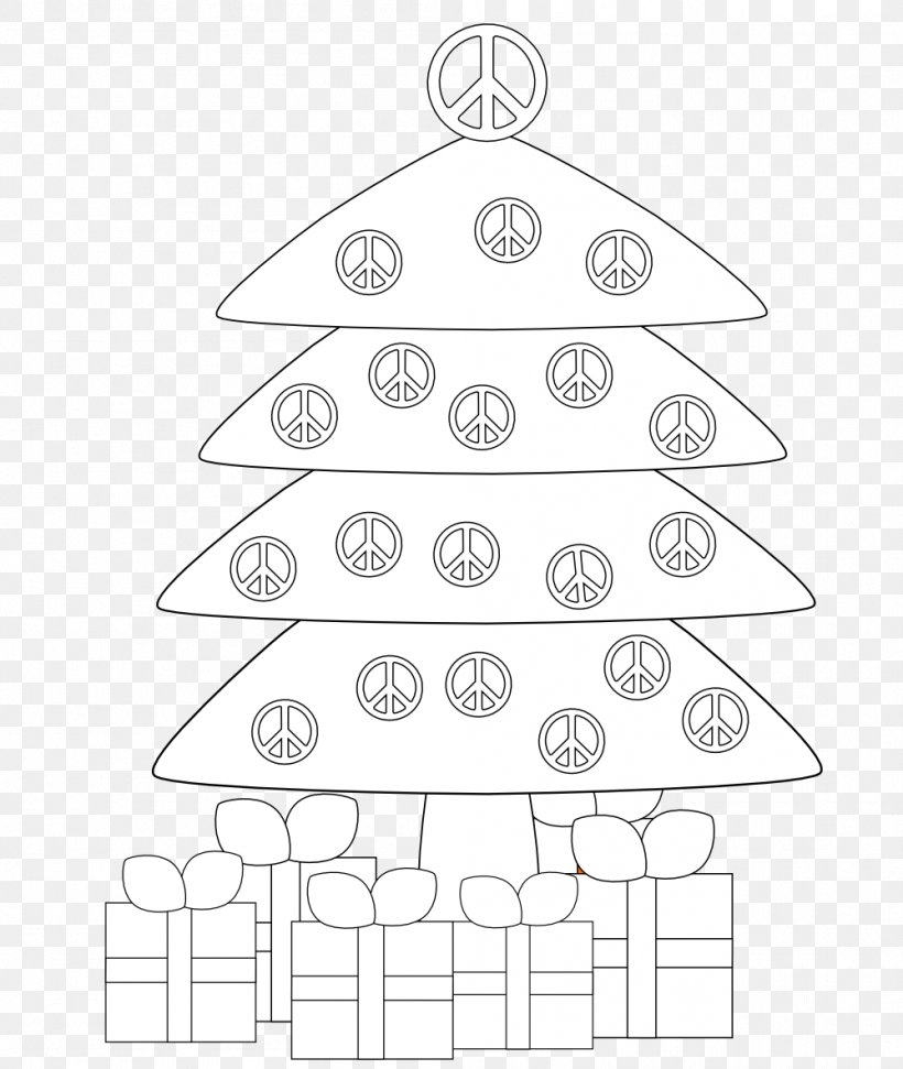 Christmas Tree Point Triangle Line Art, PNG, 999x1184px, Christmas Tree, Area, Black And White, Christmas, Christmas Decoration Download Free