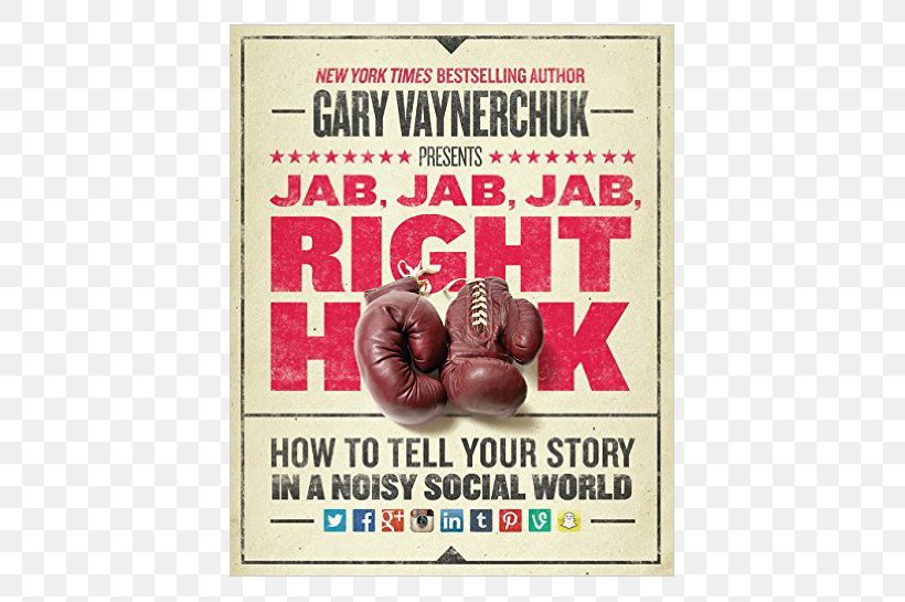 Jab, Jab, Jab, Right Hook Crush It!: Why NOW Is The Time To Cash In On Your Passion The Thank You Economy Social Media, PNG, 545x545px, Thank You Economy, Advertising, Book, Bookselling, Bookshop Download Free