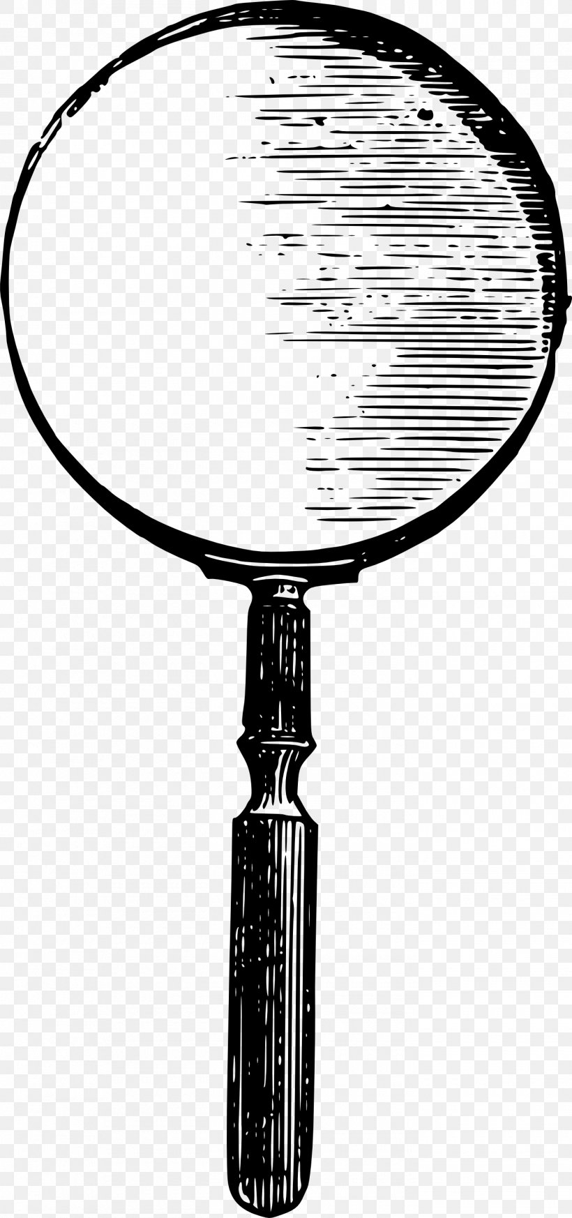 Magnifying Glass Drawing Clip Art, PNG, 1400x2981px, Magnifying Glass, Art, Black And White, Drawing, Glass Download Free