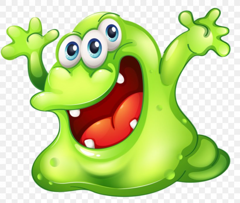 Green Slime Monster Clip Art, PNG, 827x699px, Green Slime, Amphibian, Cartoon, Drawing, Fotosearch Download Free