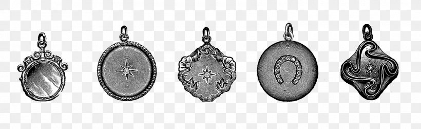 Locket Earring Product Design Silver, PNG, 1600x491px, Locket, Black And White, Earring, Earrings, Fashion Accessory Download Free