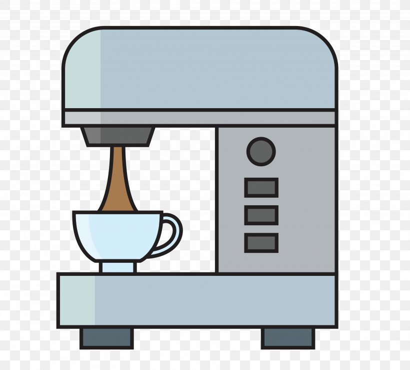 Coffeemaker Cafe, PNG, 3737x3369px, Coffee, Area, Cafe, Coffeemaker, Home Appliance Download Free