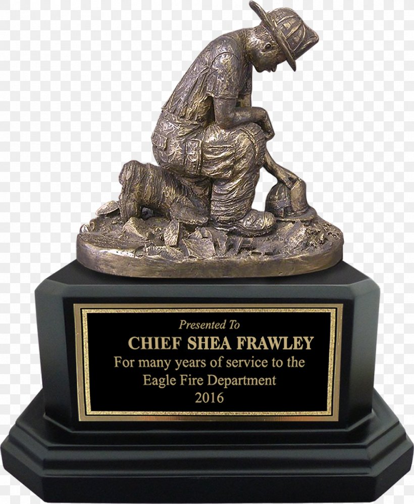 Statue Firefighter Award Commemorative Plaque Figurine, PNG, 986x1200px, Statue, Acrylic Paint, Artifact, Award, Bronze Download Free