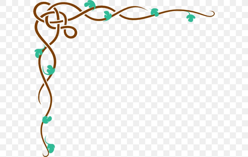 Borders And Frames Vine Leaf Clip Art, PNG, 600x522px, Borders And Frames, Area, Body Jewelry, Branch, Computer Download Free