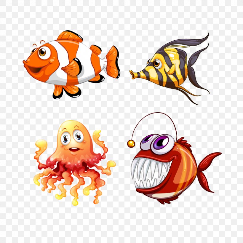 Fish Cartoon Clip Art, PNG, 827x827px, Fish, Animal, Art, Beak, Cartoon Download Free