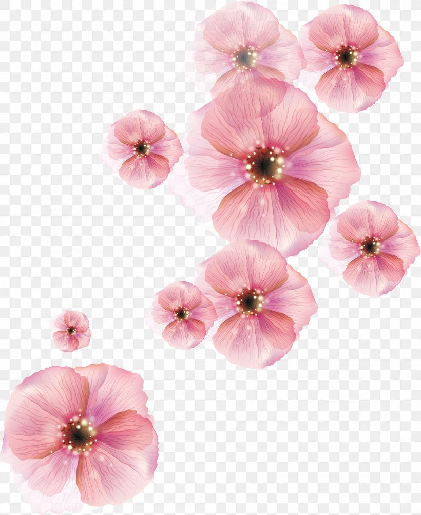 Flower Euclidean Vector Computer File, PNG, 1896x2321px, Flower, Blossom, Cherry Blossom, Color, Floral Design Download Free