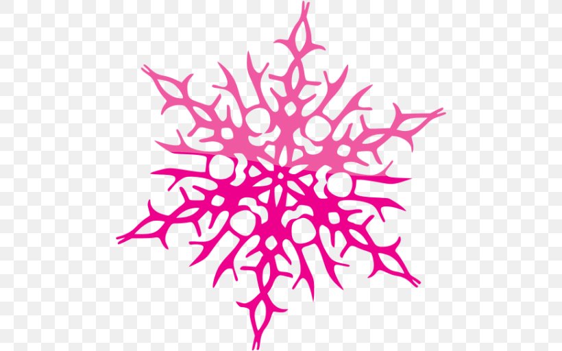 Clip Art Snowflake Image Illustration, PNG, 512x512px, Snowflake, Flower, Leaf, Magenta, Petal Download Free