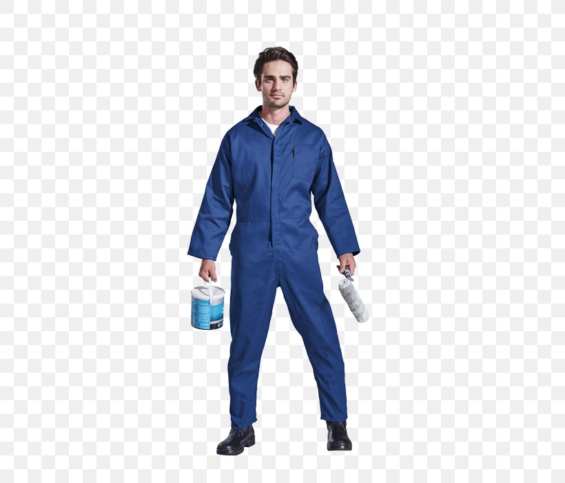 Sleeve T-shirt Workwear Clothing Boilersuit, PNG, 700x700px, Sleeve, Blue, Boilersuit, Clothing, Costume Download Free