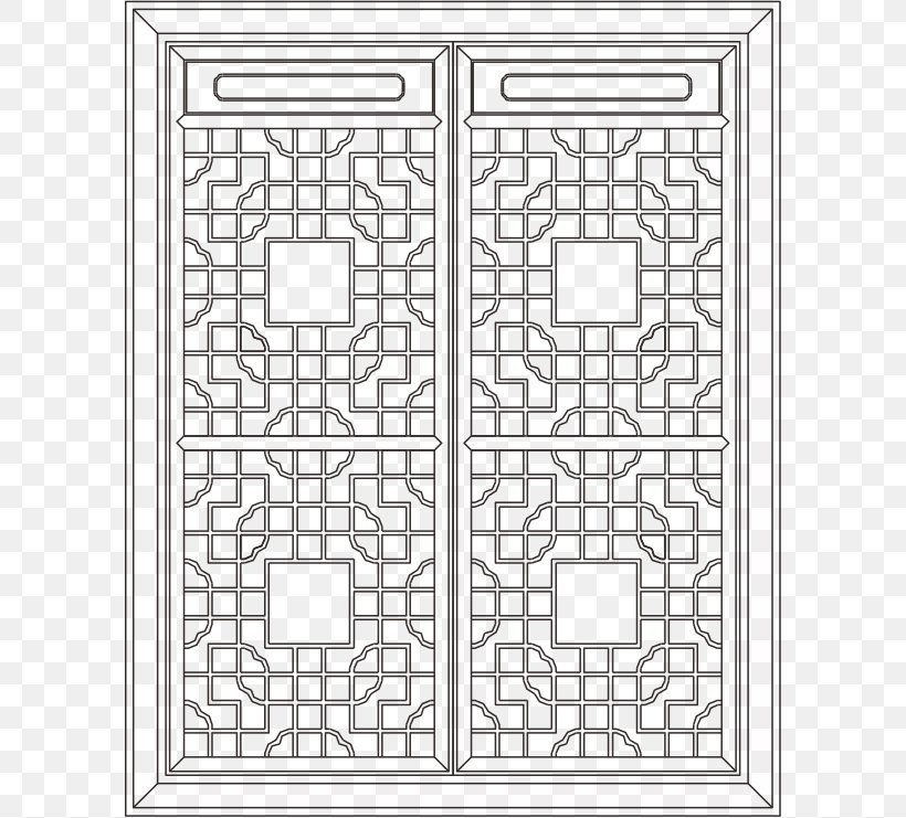Longtianzhen Window Photography Clip Art, PNG, 596x741px, Window, Area, Black And White, Classical Chinese, Designer Download Free