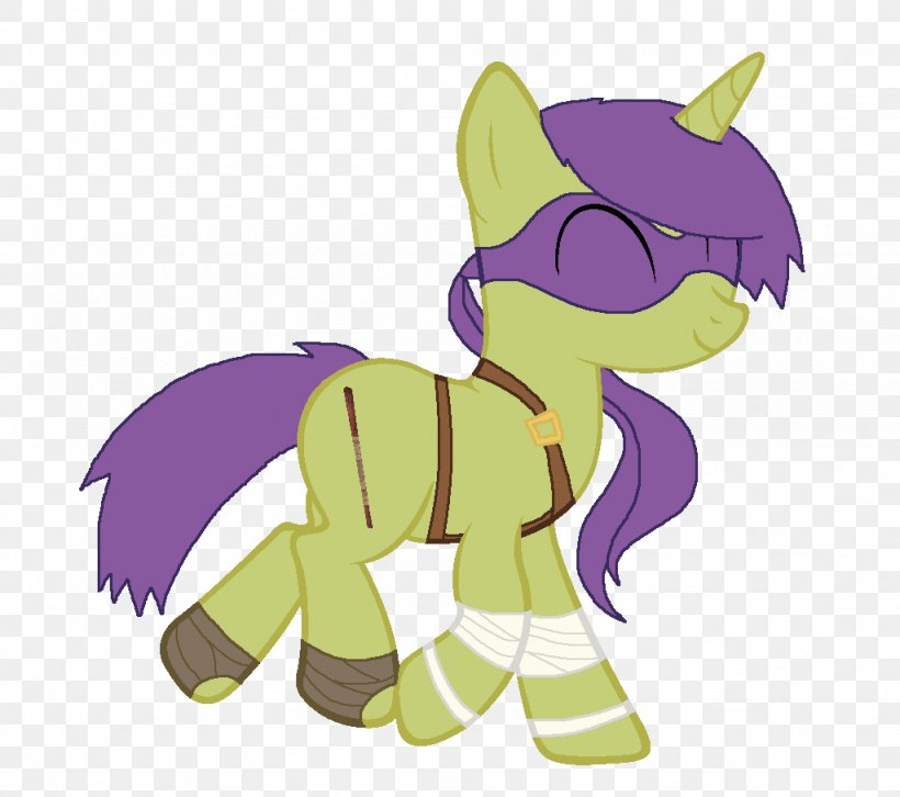 Pony Donatello Horse Teenage Mutant Ninja Turtles Raphael, PNG, 1024x907px, Pony, Animal Figure, Cartoon, Deviantart, Donatello Download Free