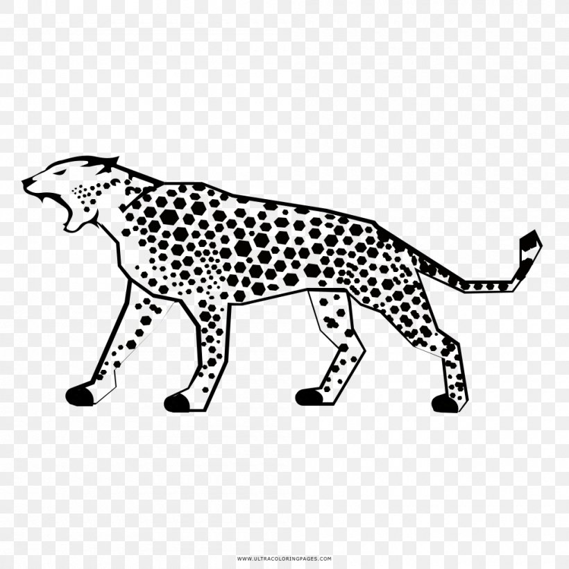 Cat Cheetah Jaguar Ocelot Tiger, PNG, 1000x1000px, Cat, Animal Figure, Area, Big Cats, Black Download Free