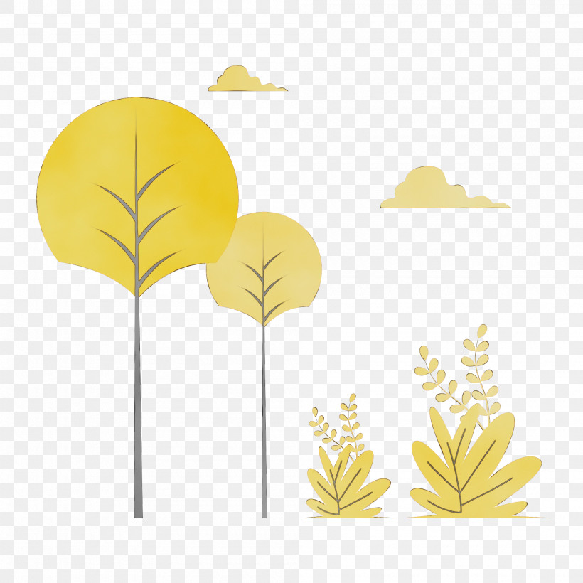 Leaf Yellow Tree Text Science, PNG, 2000x2000px, Watercolor, Biology, Leaf, Paint, Plant Structure Download Free