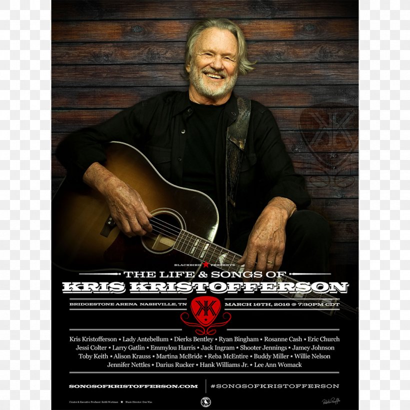 Bridgestone Arena The Life & Songs Of Kris Kristofferson (Live) Singer-songwriter Country Stars Turn Out For Kris Kristofferson Concert, PNG, 1000x1000px, Watercolor, Cartoon, Flower, Frame, Heart Download Free