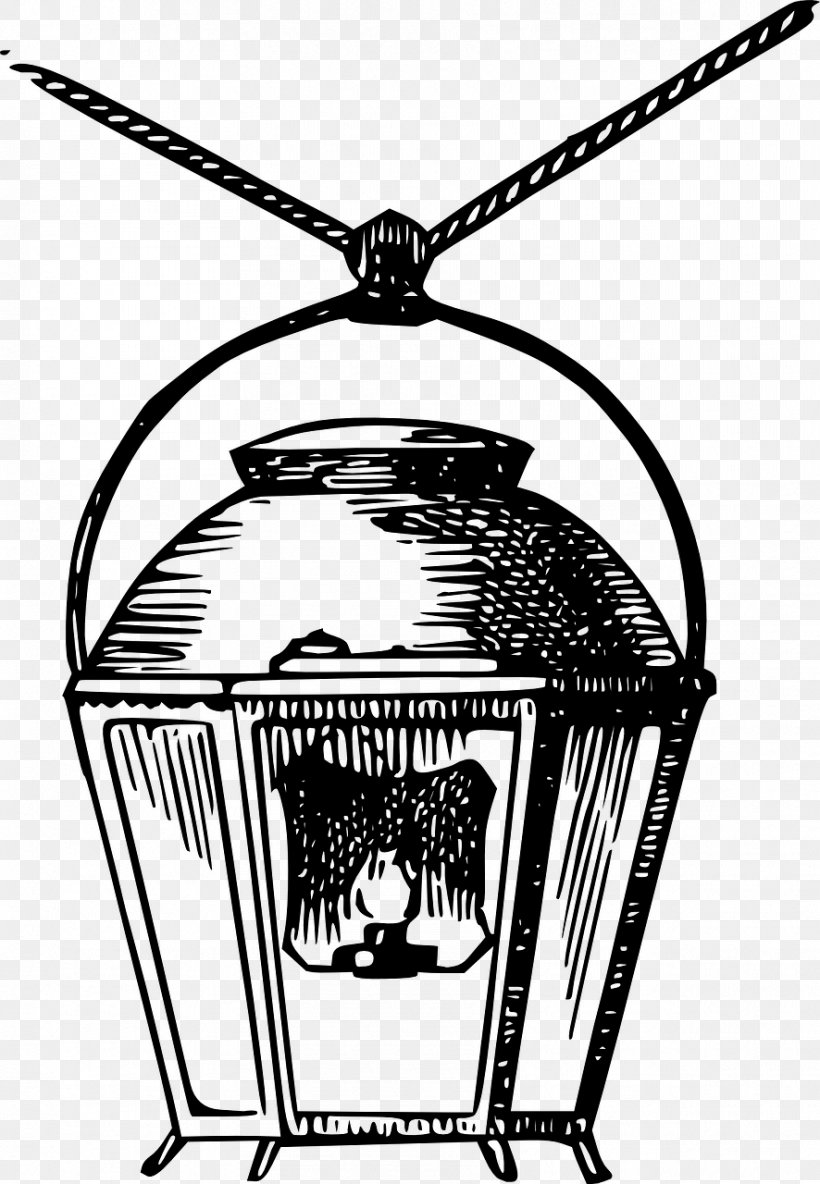 Gas Lighting Lantern Clip Art, PNG, 886x1280px, Light, Artwork, Black, Black And White, Electric Light Download Free