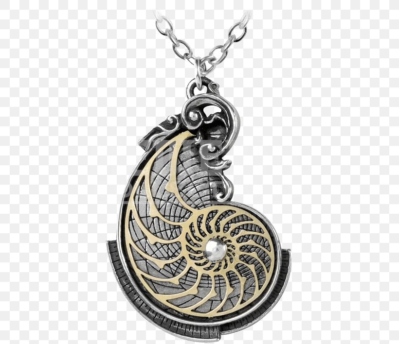 Golden Spiral Charms & Pendants Necklace Jewellery Golden Ratio, PNG, 708x708px, Golden Spiral, Alchemy, Alchemy Gothic, Charms Pendants, Choker Download Free