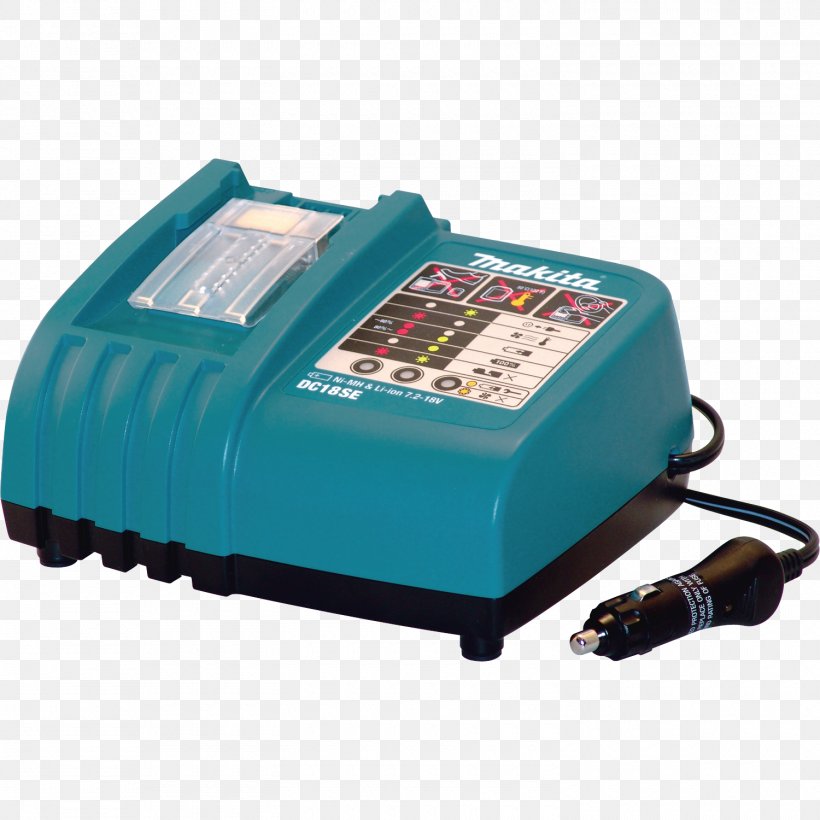 Battery Charger Lithium-ion Battery Rechargeable Battery Makita Electric Battery, PNG, 1500x1500px, Battery Charger, Ampere Hour, Augers, Cordless, Electric Battery Download Free